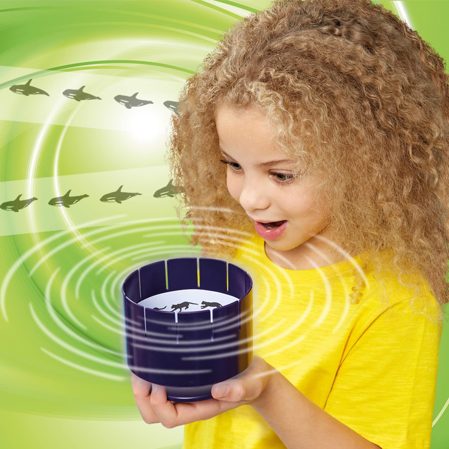 Brainstorm TOYS - Classic Animation Toy, Zoetrope, Small | Fun & Educational STEM Gift for Kids, Perfect for Learning Motion & Science at Home or School