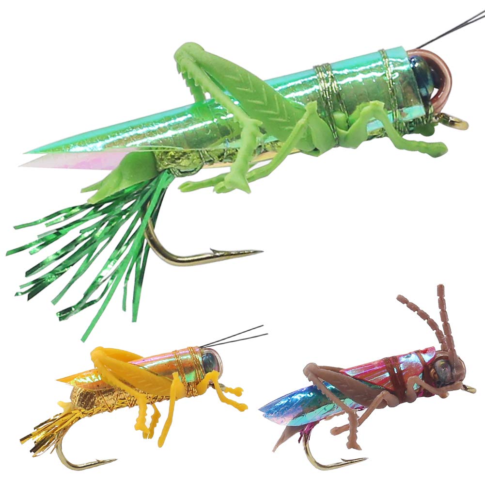 Realistic Hopper Fishing Lure - High-Performance Fly Fishing Bait for Trout & Bass - Perfect for Freshwater & Saltwater Fishing Adventures