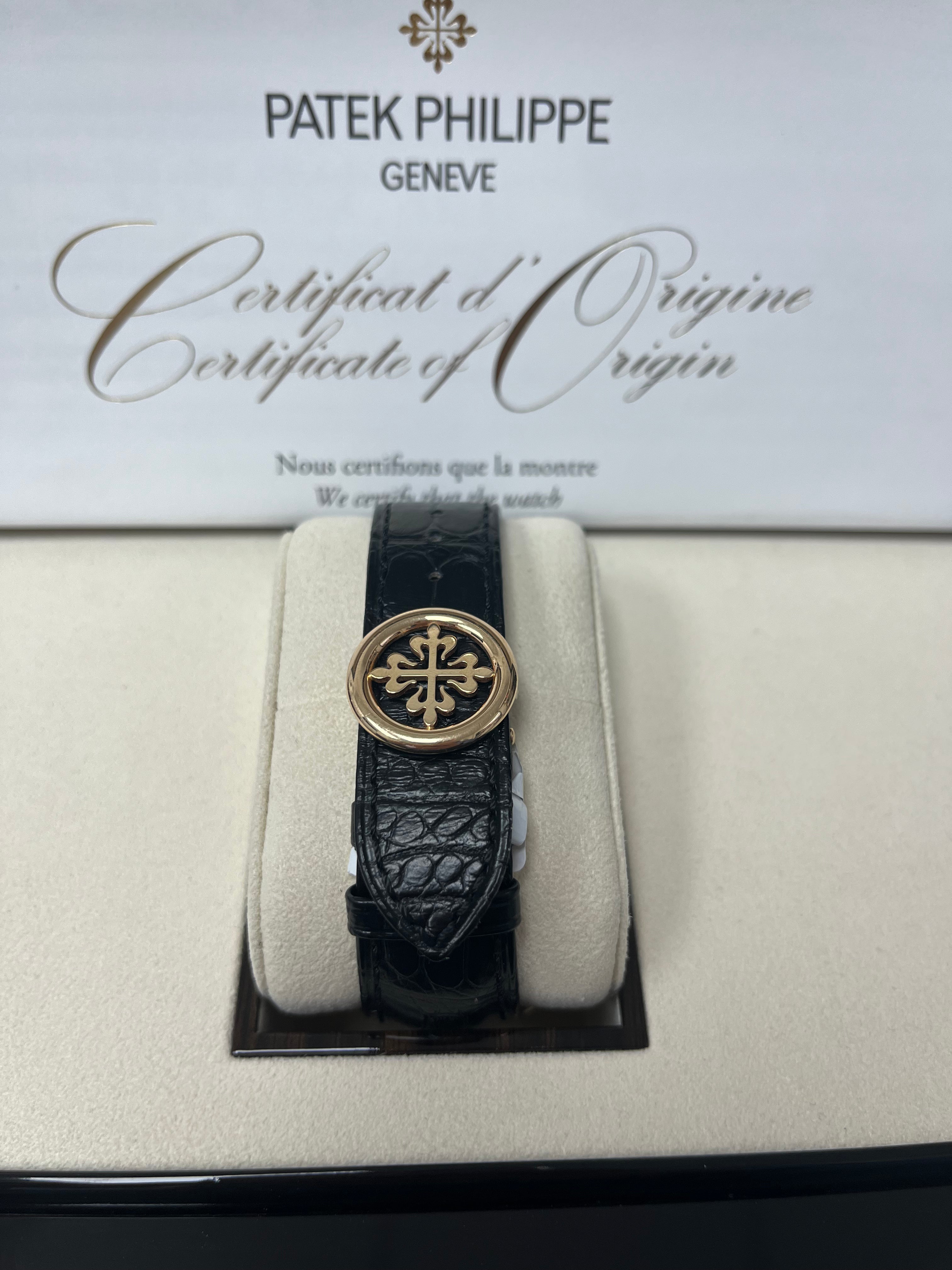 Patek Philippe Grand Complications 5208R-001 Rose Gold Black Dial Luxury Watch - Perfect for Formal Events & Collectors