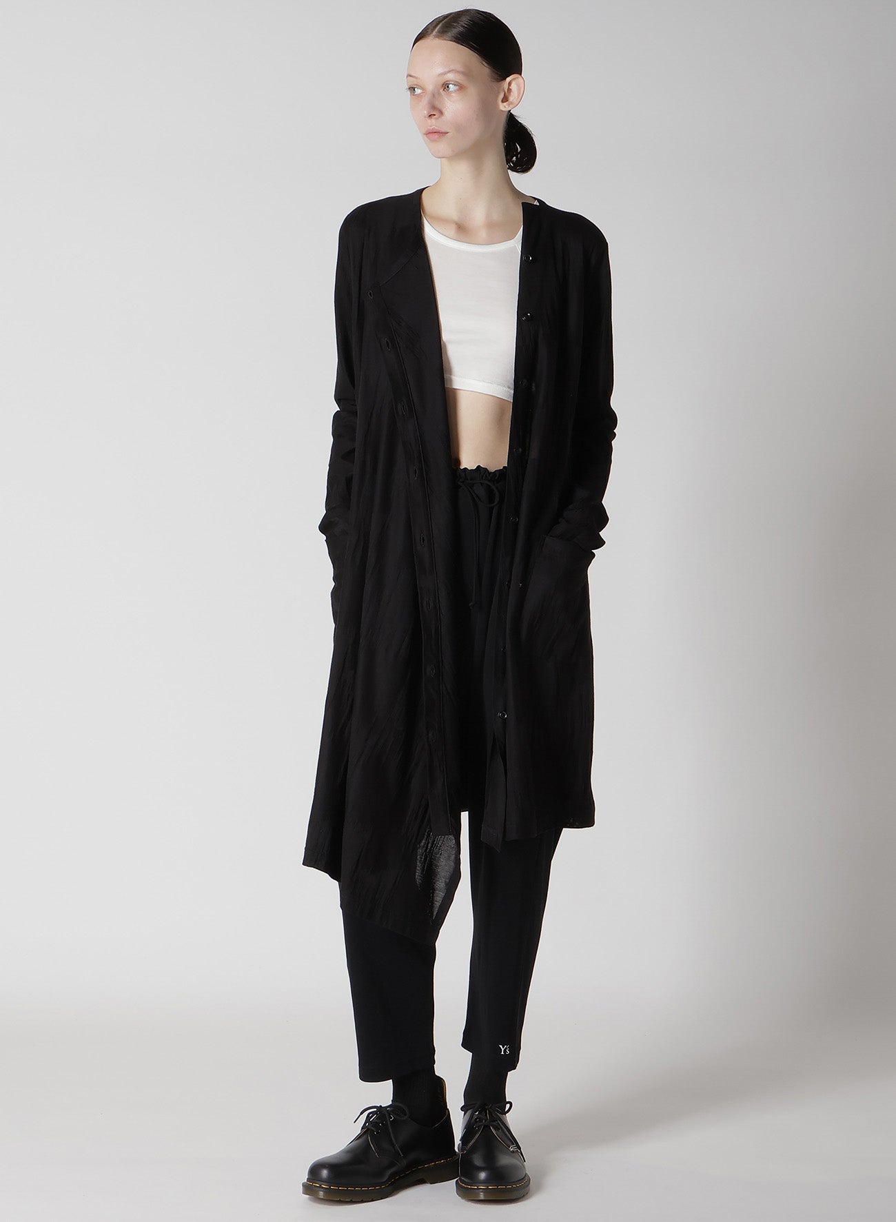 Stylish BRUSH MARK LINKS LONG CARDIGAN - Women's Fashion Knitwear for Fall & Winter | Perfect for Office, Casual Outings & Cozy Evenings