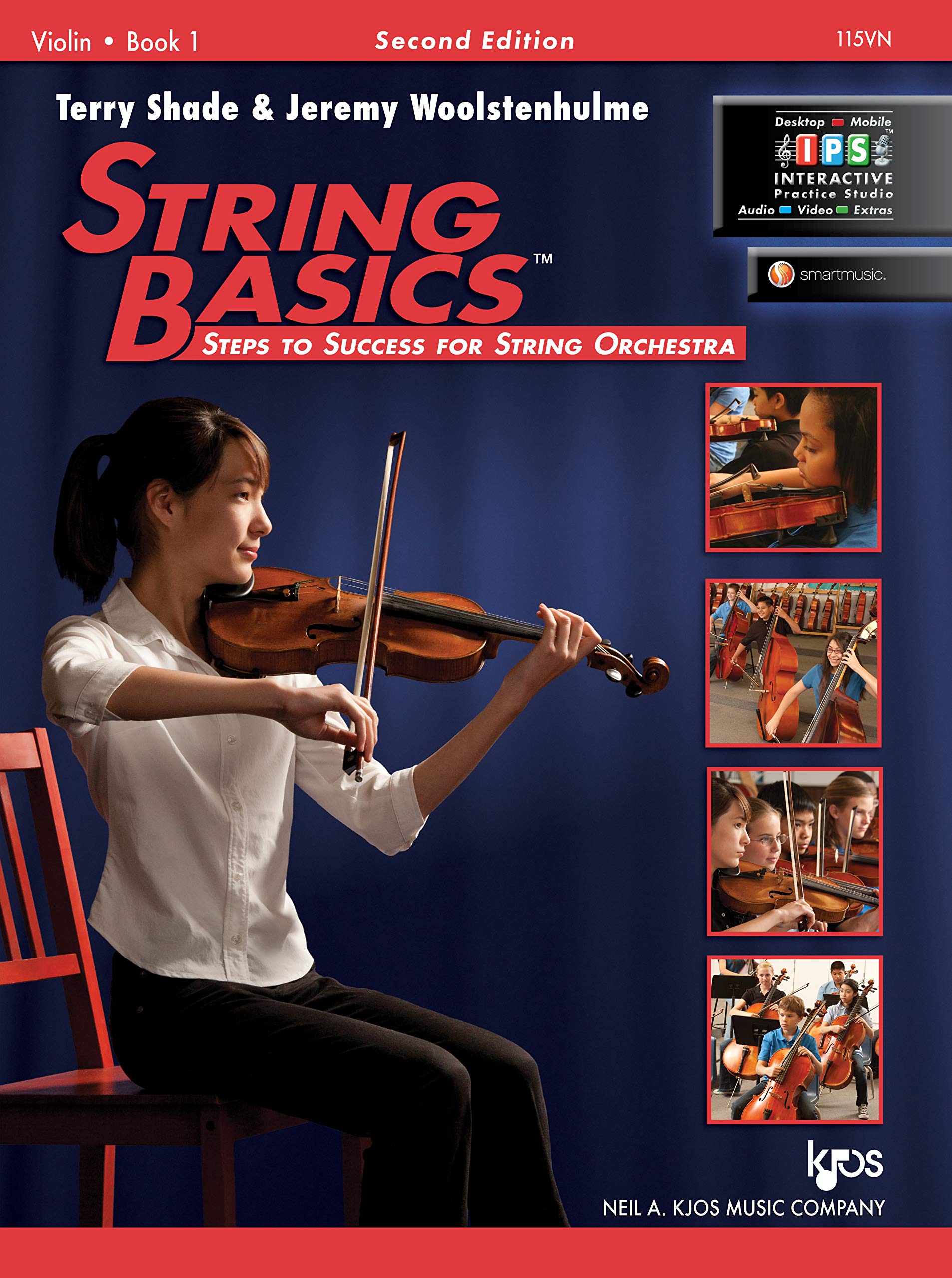 115VN - String Basics: Steps to Success for String Orchestra Violin Book 1 | Beginner Violin Method Book for Students & Teachers | Perfect for School Orchestra Practice & Music Lessons