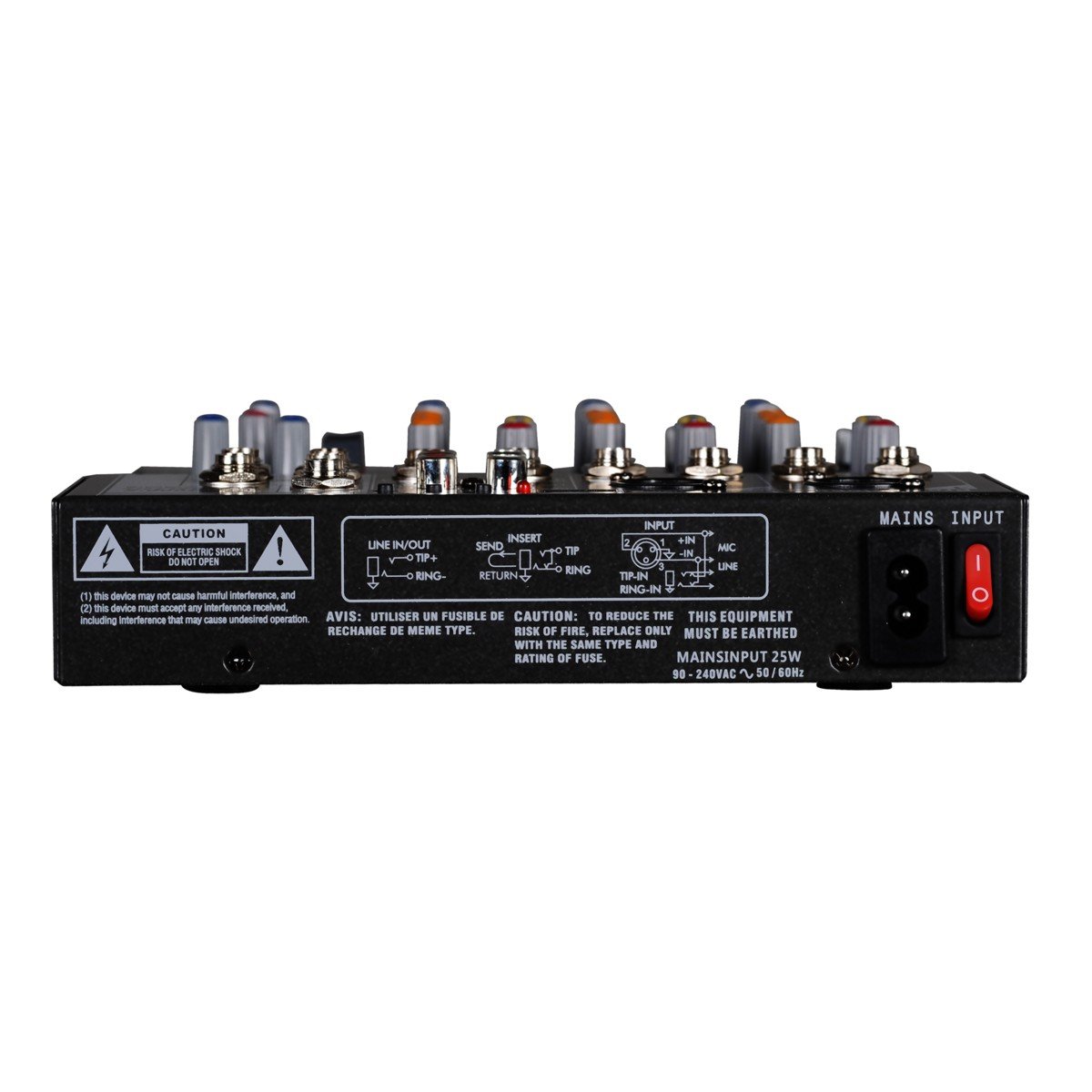 Professional 4-Channel Audio Mixer Sound Board for DJs & Live Performances | High-Quality 2000s Style Mixing Console | Perfect for Home Studios, Podcasting & Music Production