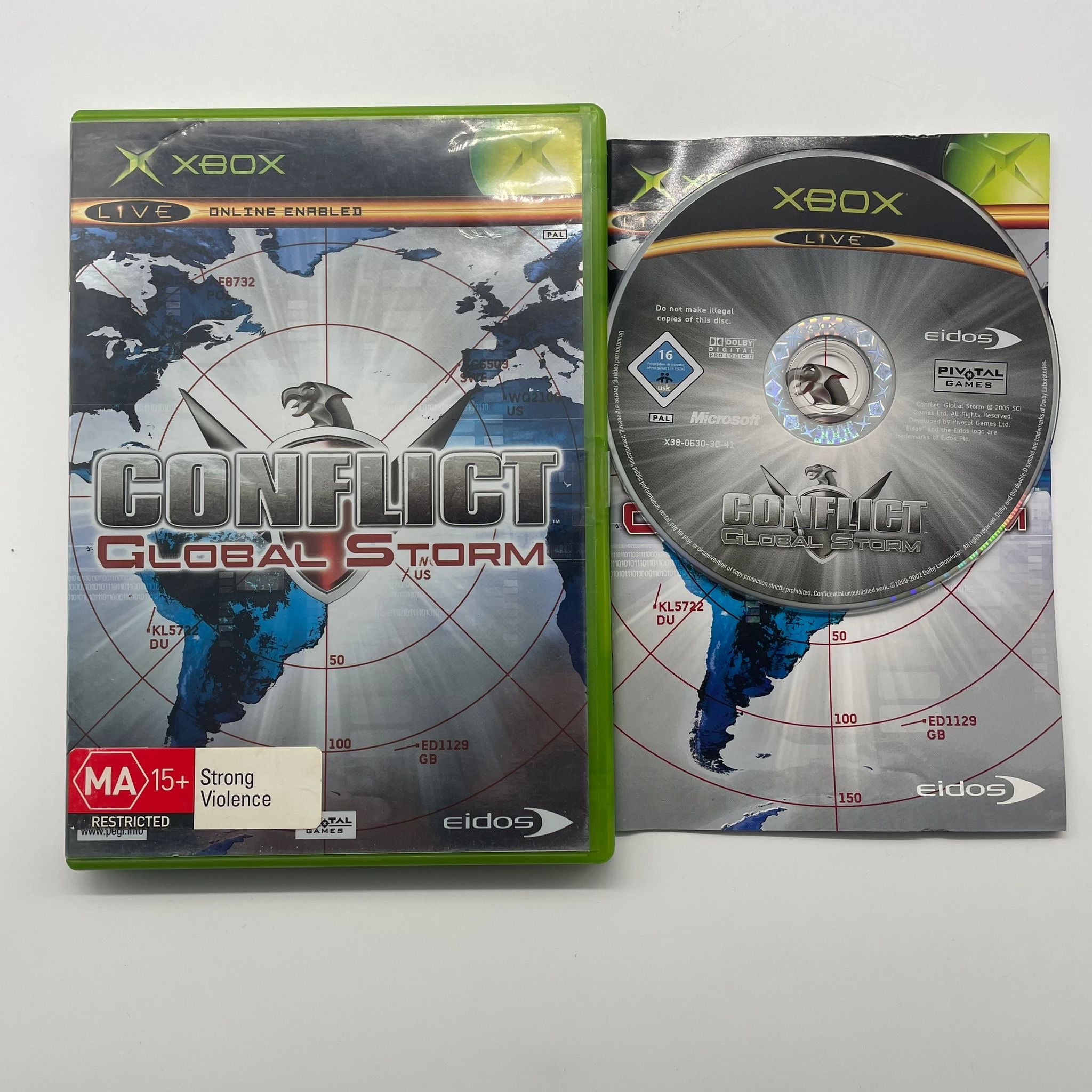 Original Conflict Global Storm Xbox Game with Manual - Action-Packed Military Shooter for Xbox Consoles | Perfect for Strategy & War Game Enthusiasts