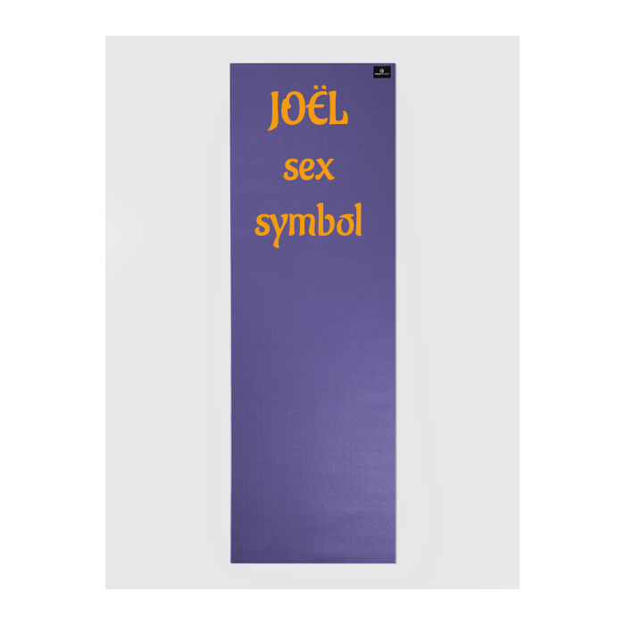 Custom Personalized Yoga Mat 6mm Thick - Non-Slip Purple Yoga Mat with Your Own Design - Perfect for Home Workouts, Studio Classes & Meditation Practice