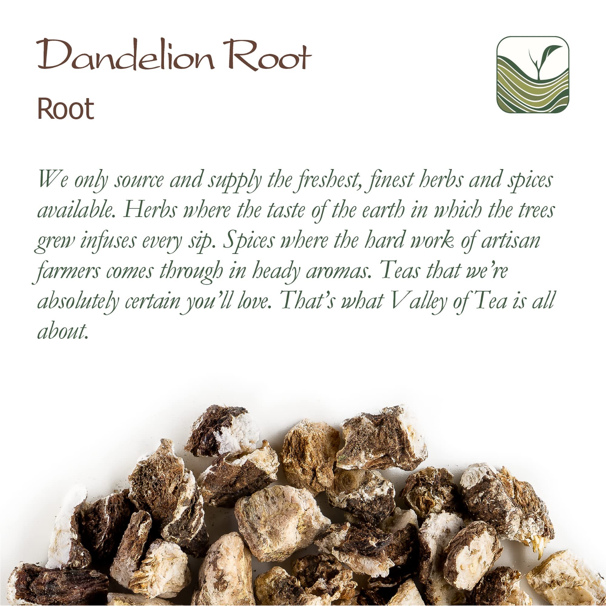 Organic Dandelion Root Tea - Taraxacum Officinale Herbal Tea for Detox & Digestion | Traditional Herbal Remedy | Perfect for Morning Wellness Routine & Evening Relaxation