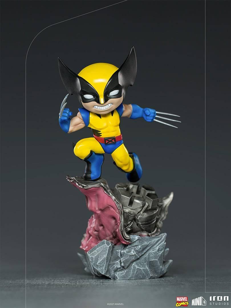 Iron Studios X-Men Wolverine MiniCo Figure - Collectible Marvel Superhero Action Figure for Display & Gifting