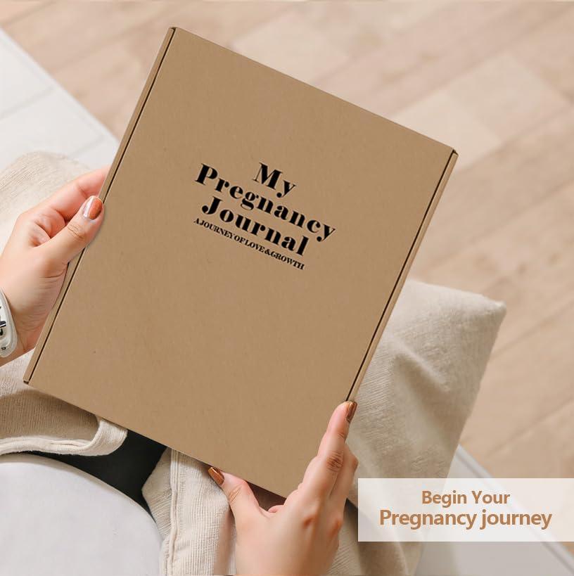 Pregnancy Journal Memory Book - 82 Pages Hardcover Pregnancy Planner & Baby Memory Book for First Time Moms | Pregnancy Diary, Ultrasound Keepsake & Mom's Gift | Perfect for Baby Showers, Gender Reveals & Creating Cherished Memories (Bear Design)