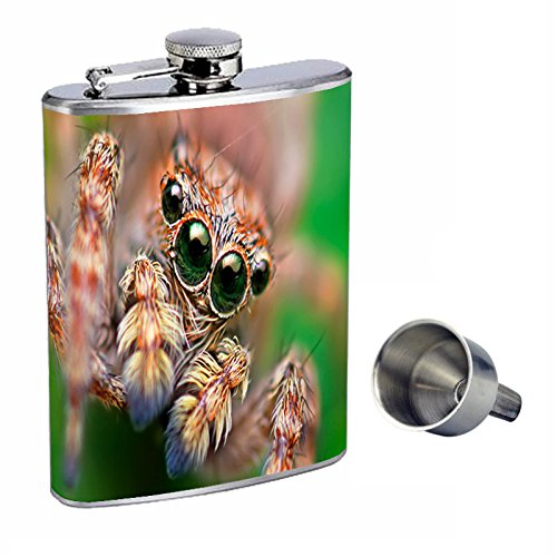 Premium 8oz Stainless Steel Whiskey Flask with Free Funnel - Leakproof & Durable for Outdoor Adventures, Camping, Gifts & Travel Accessories