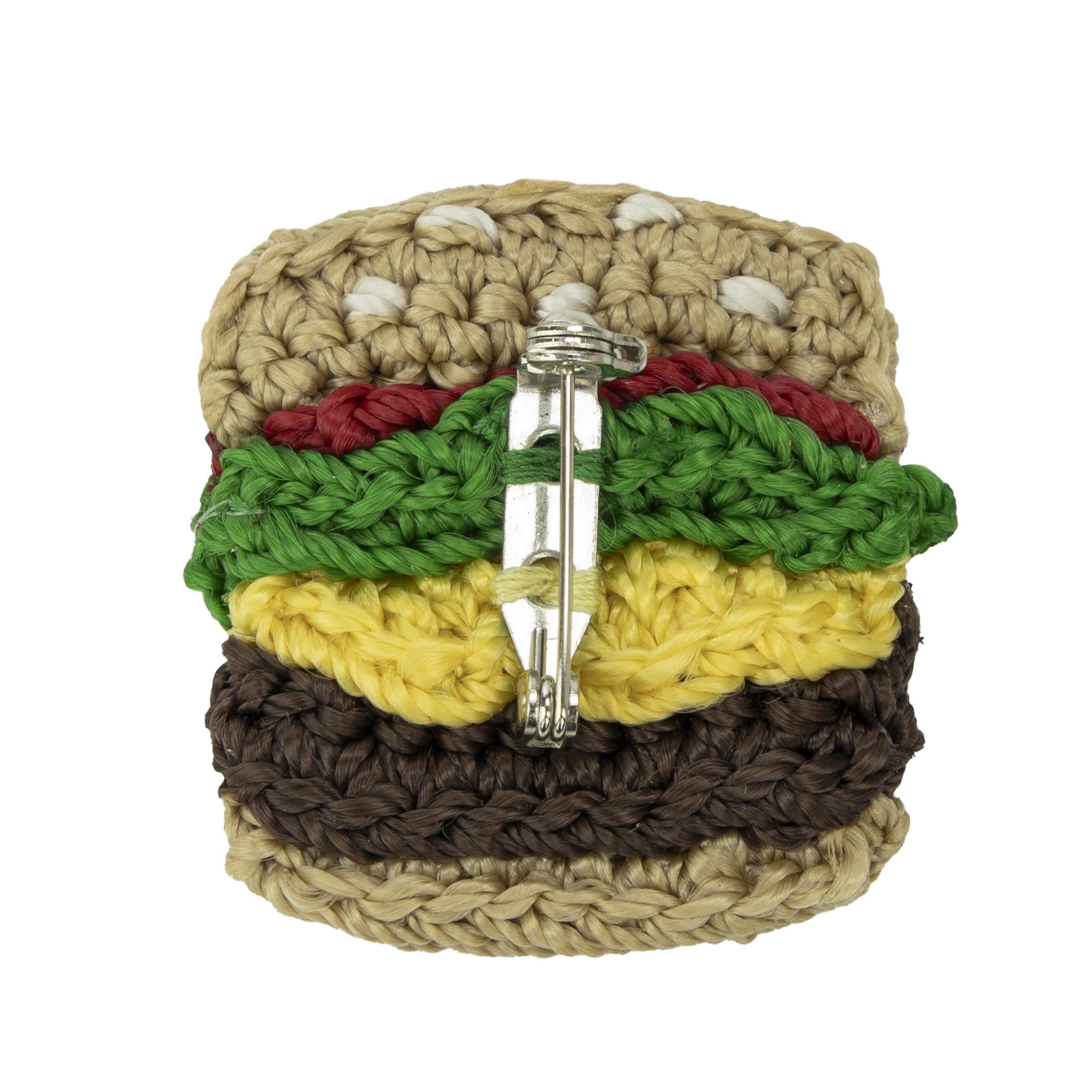 Yarnicharmz 5 Pack Hand Crochet Fast Food Toys - DIY Crochet Kit for Beginners, Kawaii Amigurumi Plushies - Perfect for Kids Crafts, Party Favors & Home Decor