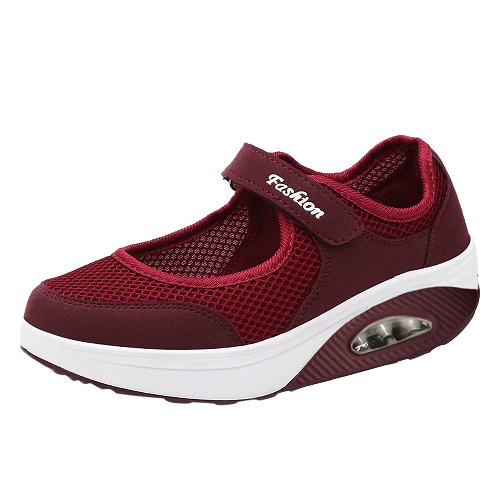 MLAGJSS Women's Casual Slip-On Sneakers - Breathable Comfort Flats with Wedge Heel for Walking, Outdoor & Leisure Activities | Perfect for Work, Travel & Everyday Wear