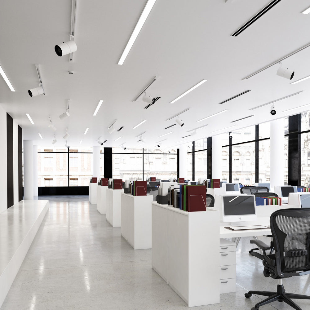 5 Pack D60 60mm Round Extruded Aluminum Channels for LED Linear Pendant Lighting - Perfect for Office, Kitchen, and Commercial Space Lighting Systems