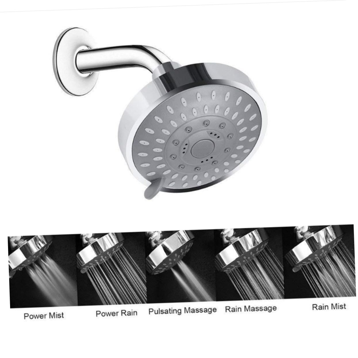 **Cabilock Black Sake Cups & High-Pressure Rainfall Shower Head with Snail Foaming Soap Dispenser – Water-Saving Bathroom Faucet for Relaxing Spa Experience**    *(Use Cases: Perfect for modern bathrooms, spa-like showers, and eco-friendly water-saving setups.)*