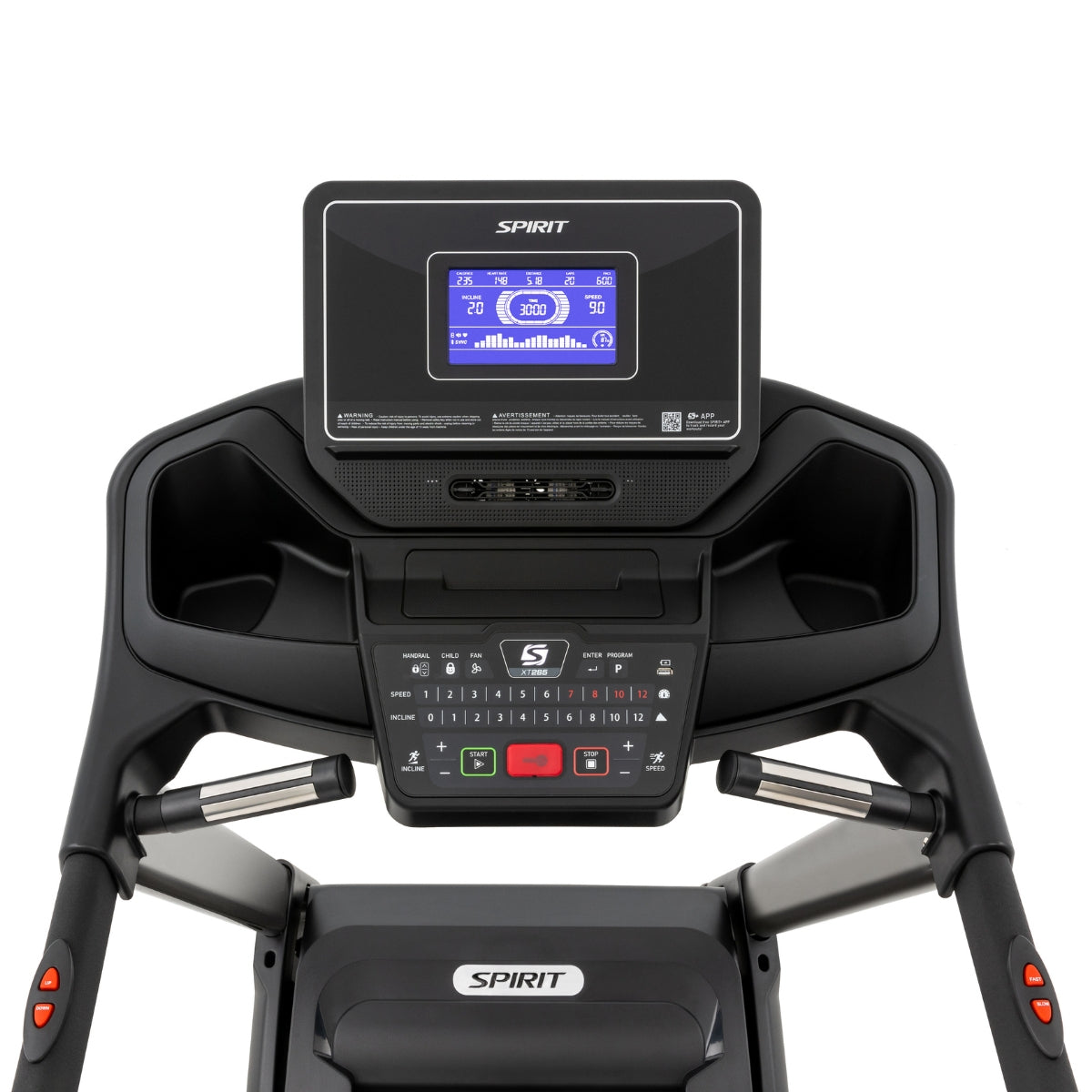 Spirit XT285 Treadmill - Premium Home Fitness Equipment for Running & Walking | Compact Foldable Design | Ideal for Home Gym, Cardio Workouts & Weight Loss
