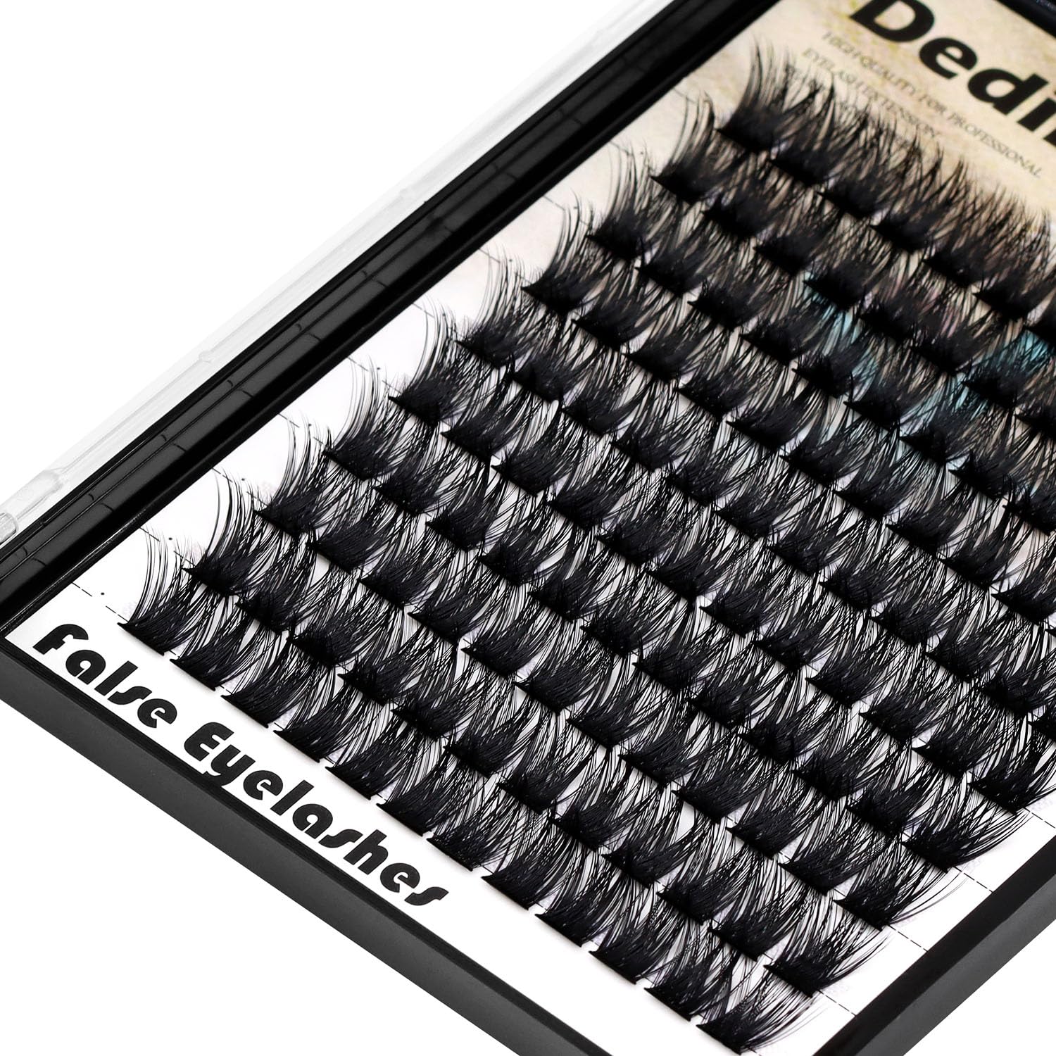 120 Clusters Individual False Eyelashes - D Curl 5D Volume Lashes Extensions, Handmade Black Eyelashes with Wide Stem & Thick Base (16mm) | Soft, Lightweight & Dramatic Look for Women & Girls | Perfect for Parties, Weddings, Date Nights & Special Occasions