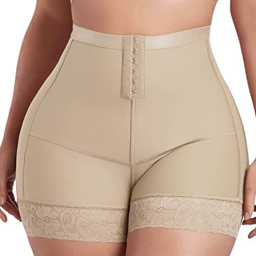 QSCQ High Waist Butt Lifter Shapewear Shorts for Women - Double Compression Post Surgery Recovery & Body Shaping - Perfect for Wearing Under Skims Jeans, Dresses or Workout Leggings