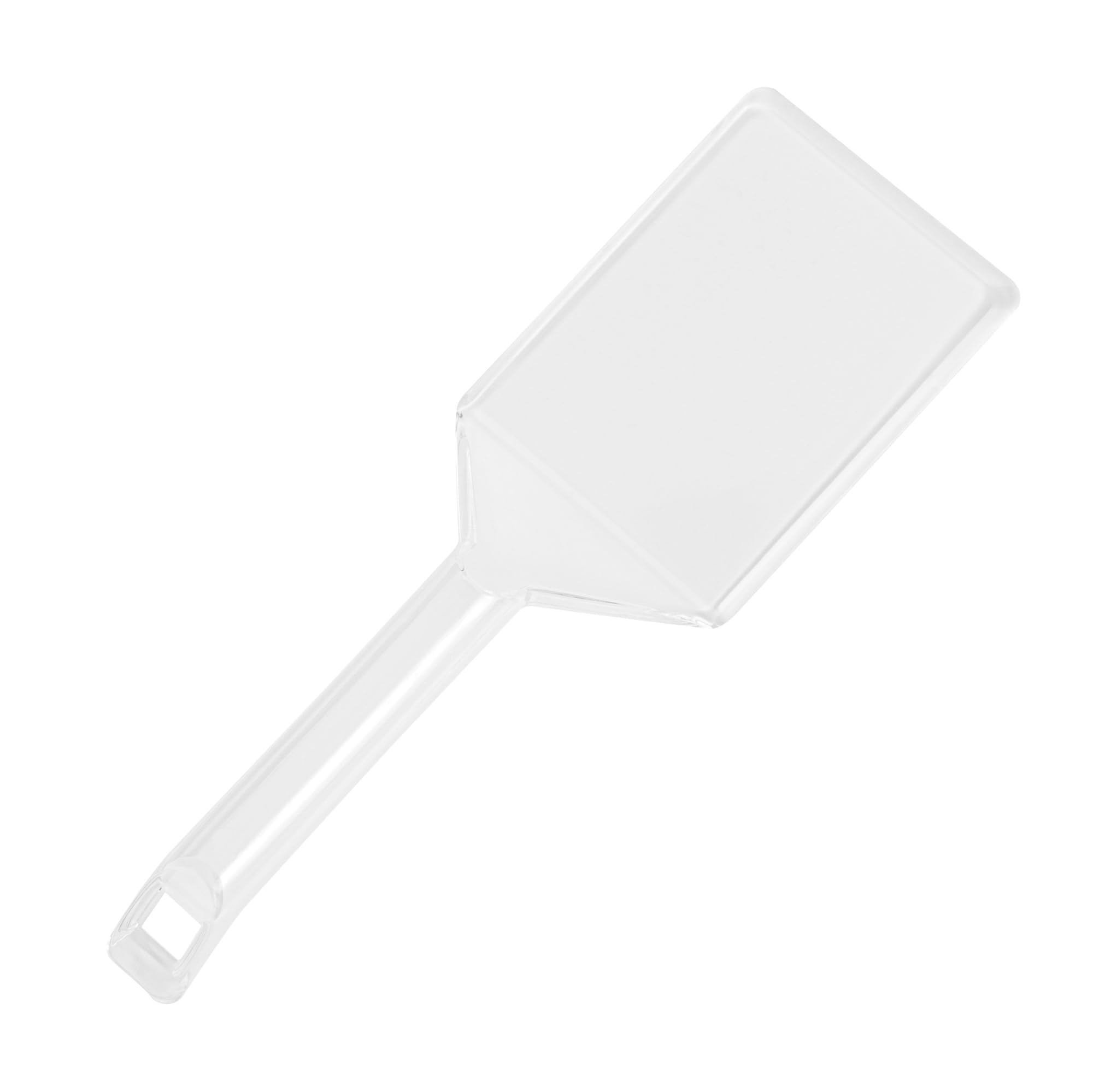 Restaurantware Cater Tek 10 Inch Disposable Serving Spatulas - 100 Pack Heavy-Duty Clear Plastic Lasagna Spatulas with Wide Edge & Comfortable Handle for Brownies, Cakes, Eggs - Perfect for Catering, Buffets, and Food Service