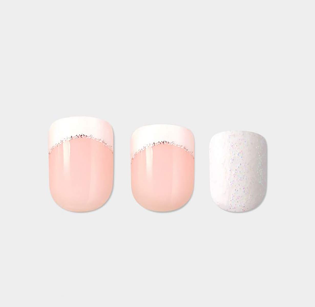 KISS imPRESS Petite Length Press-On Nails - MY SMILE IS BEAMING - Easy Fake Nails for Short Nails | Perfect for Parties, Weddings & Everyday Wear