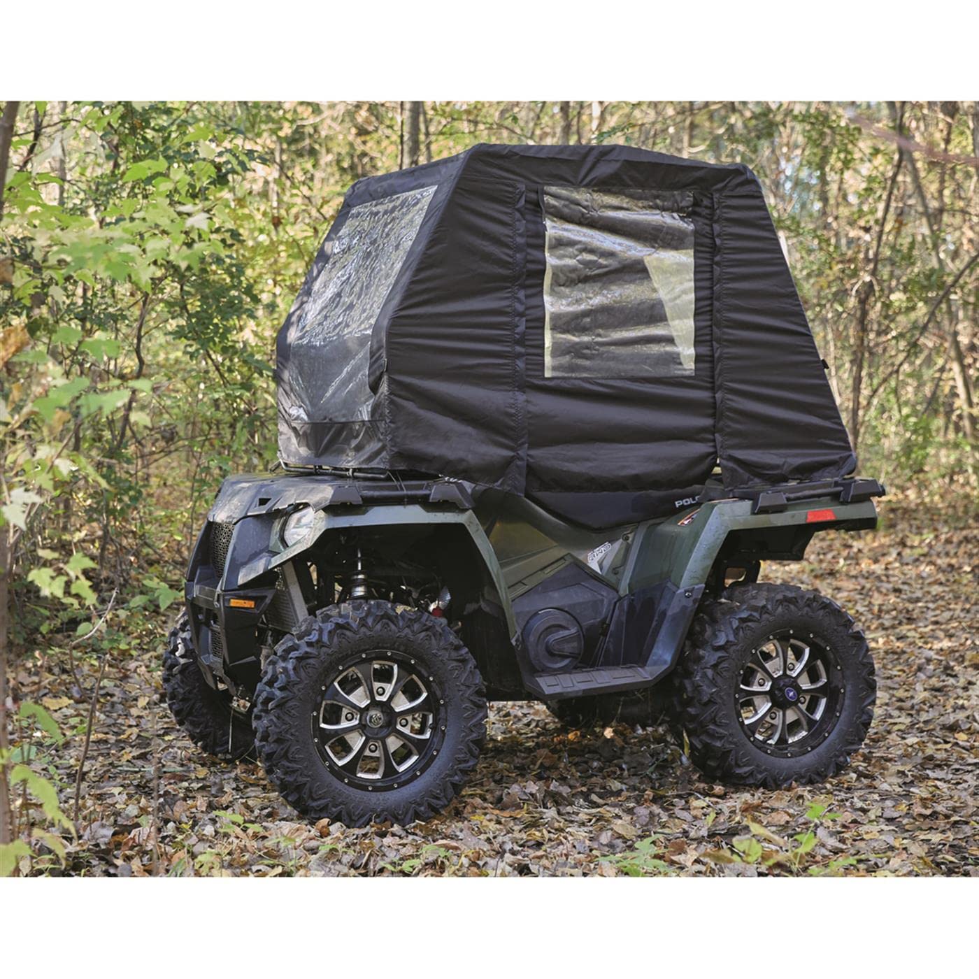 Guide Gear Heavy-Duty ATV Cab Enclosure Canopy Cover - All-Weather Protection for Outdoor Adventures - Black (Perfect for Hunting, Camping & Off-Roading)