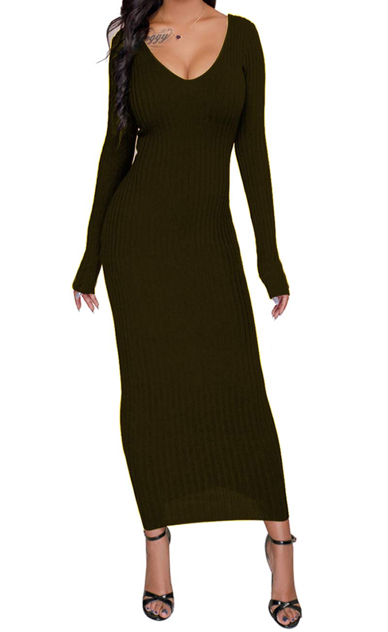 SheKiss Women's Plus Size Off Shoulder Sweater Dress - Long Sleeve Bodycon Business Cardigan for Work & Office Outfits | Professional Attire, Formal Wear, Business Casual Style