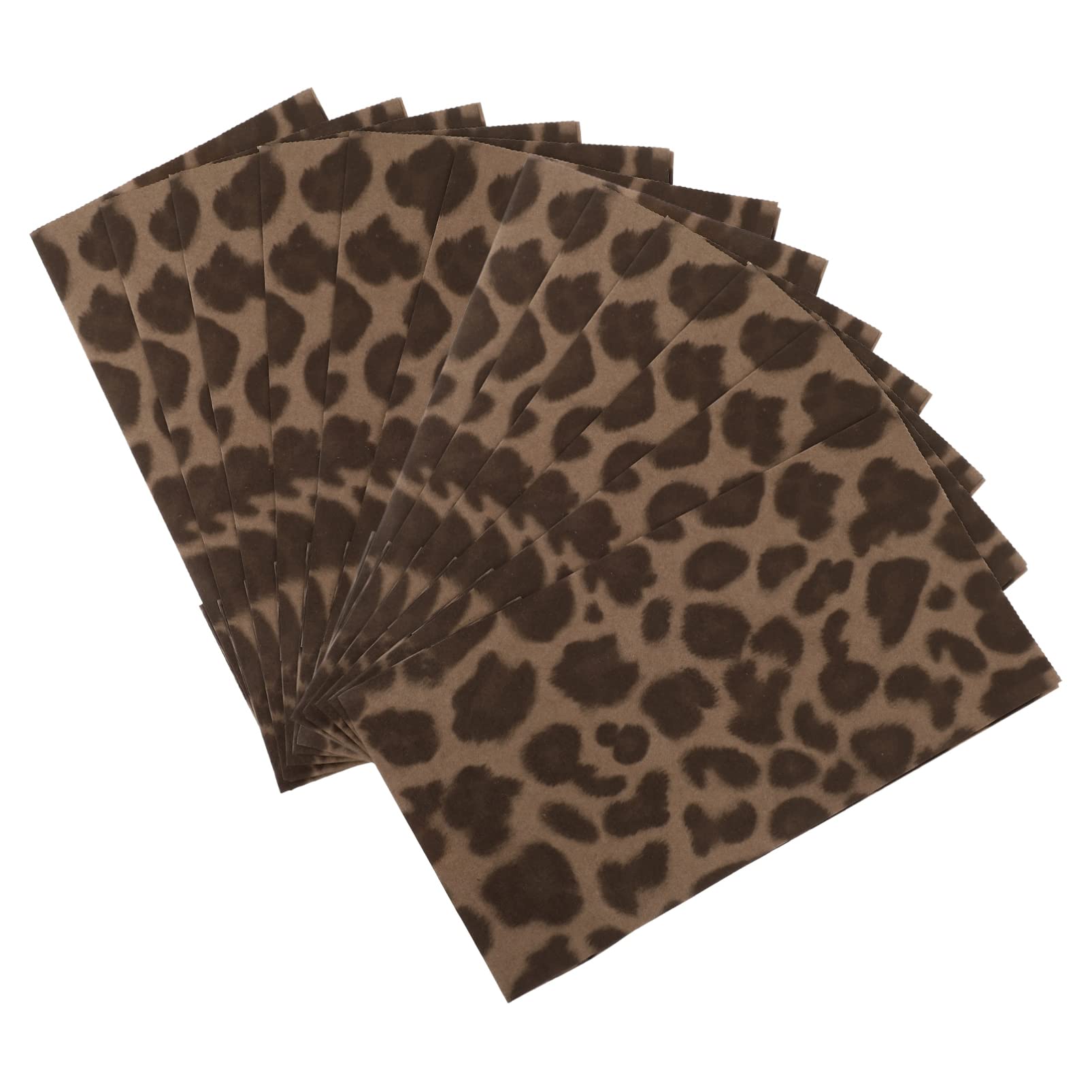 50pcs Leopard Print Treat Bags - Animal Pattern Cellophane Gift Pouches for Candy, Chocolate & Cookies | Easy Seal Party Favor Bags for Birthdays, Baby Showers & Holiday Gifting