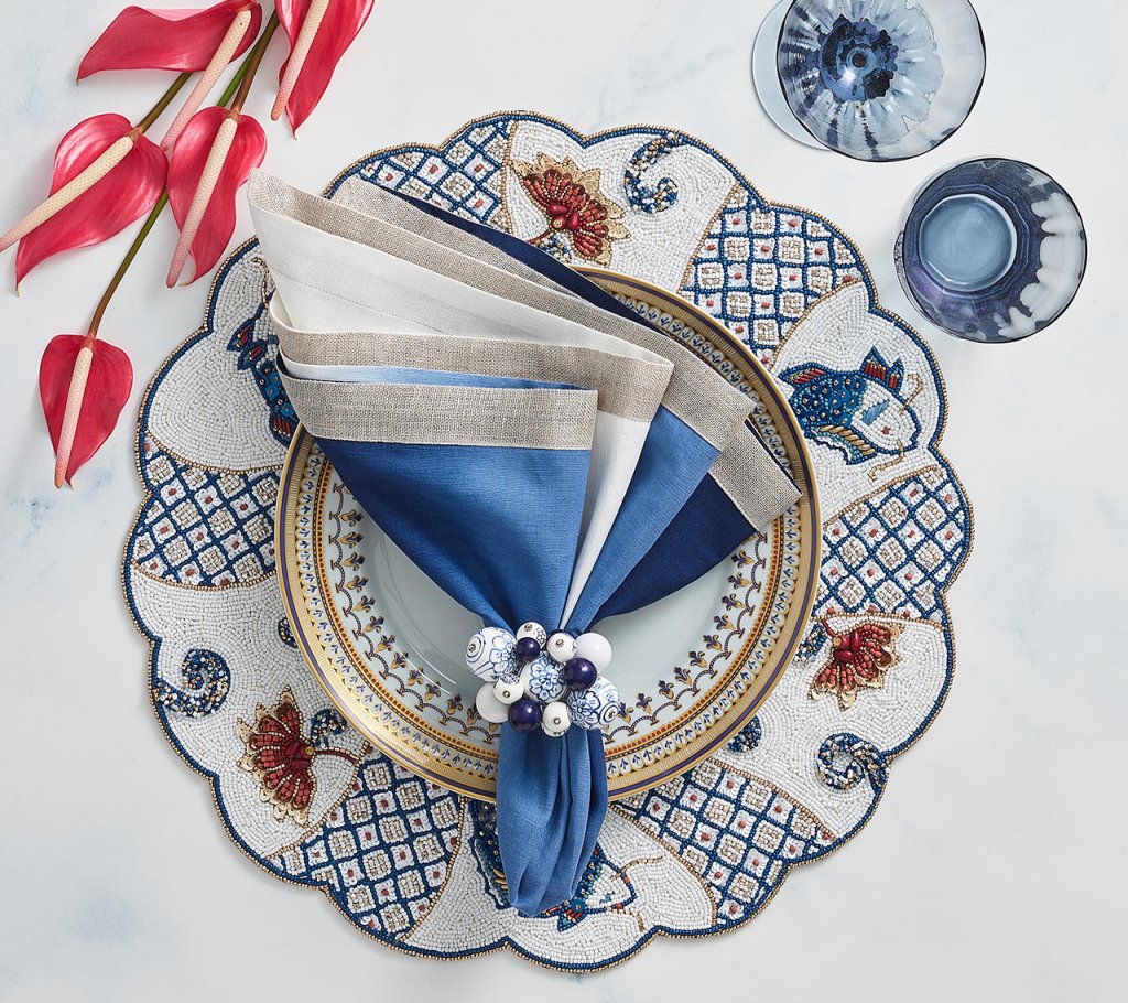 Elegant Cloud-Shaped Napkin Rings Set of 4 - Perfect for Wedding, Party & Holiday Table Decor