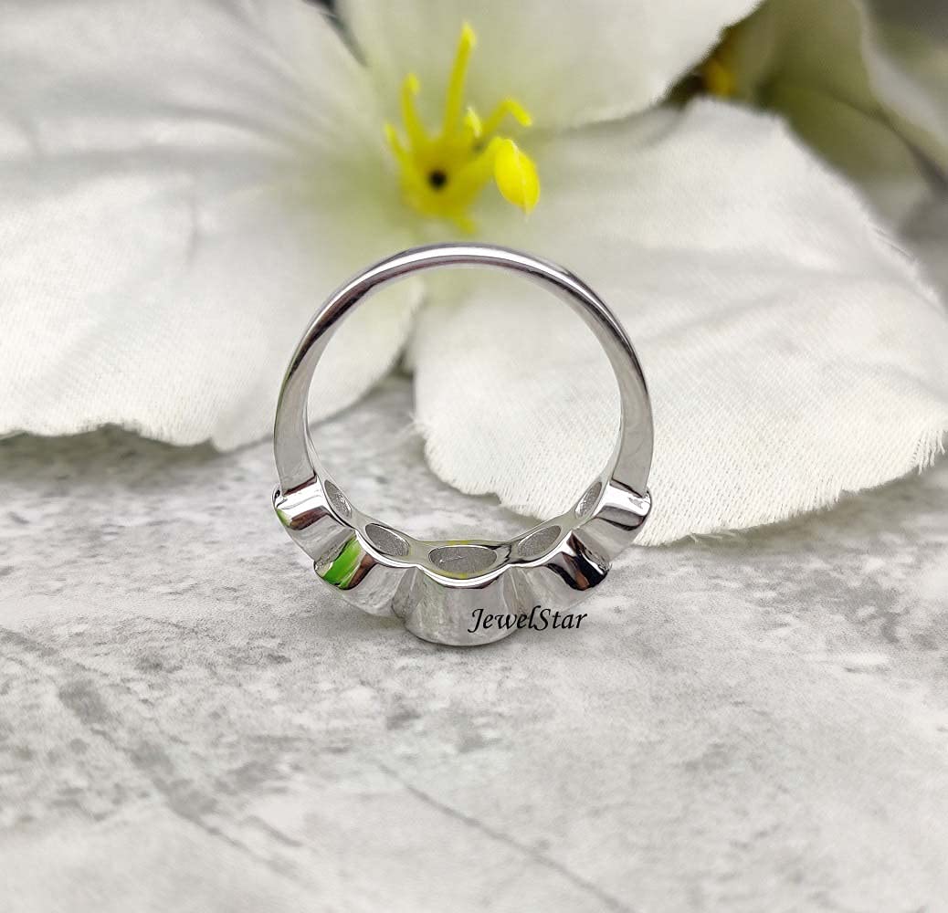 2.30 CT Round Colorless Moissanite Engagement Ring in 14K White Gold - Bezel Set Five Stone Wedding Band for Brides & Anniversaries | Perfect for Proposals, Vow Renewals & Special Occasions