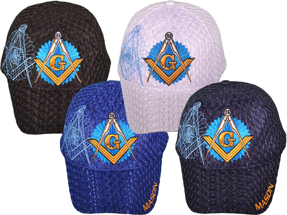 KYS 12-Pack Wholesale Masonic Baseball Caps - Embroidered Freemason Hats for Men - Perfect for Lodge Meetings, Brotherhood Events & Outdoor Activities
