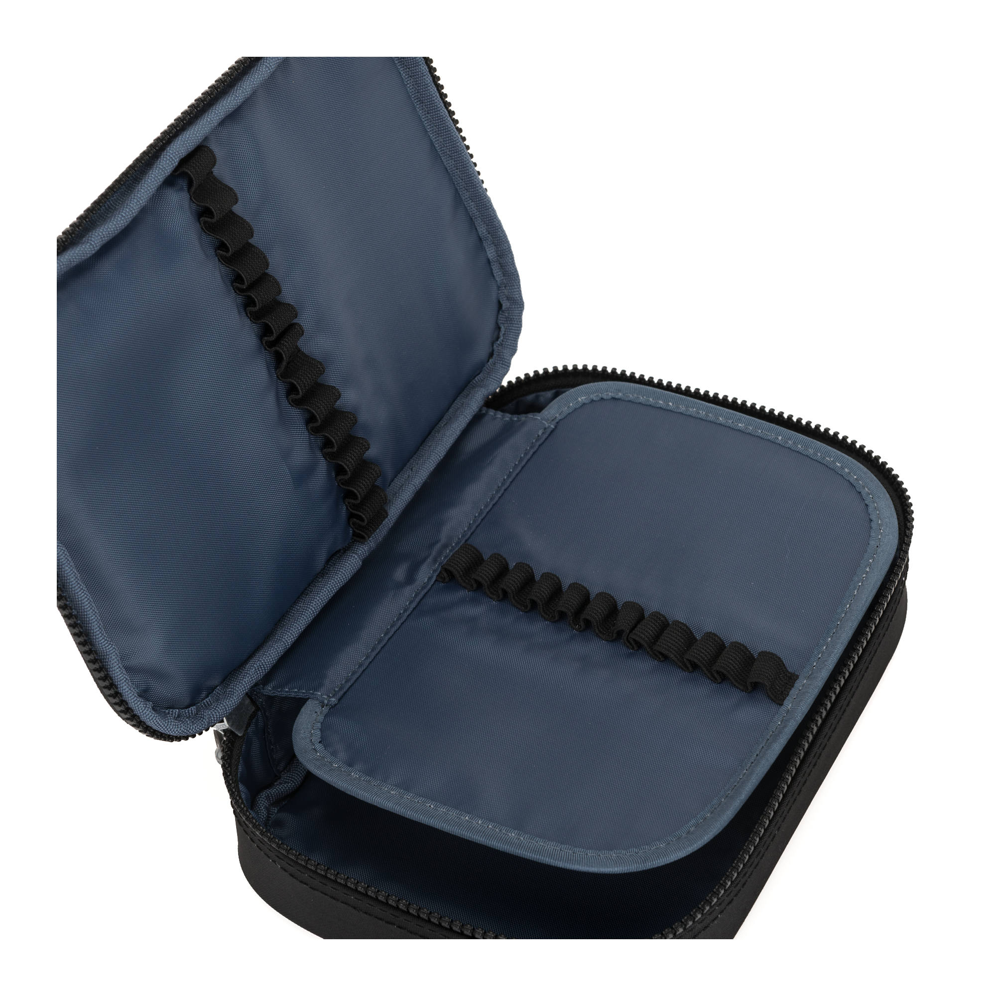 Kipling 100 Pens Case in True Black - Premium Pencil Pouch for School, Office & Travel Organization