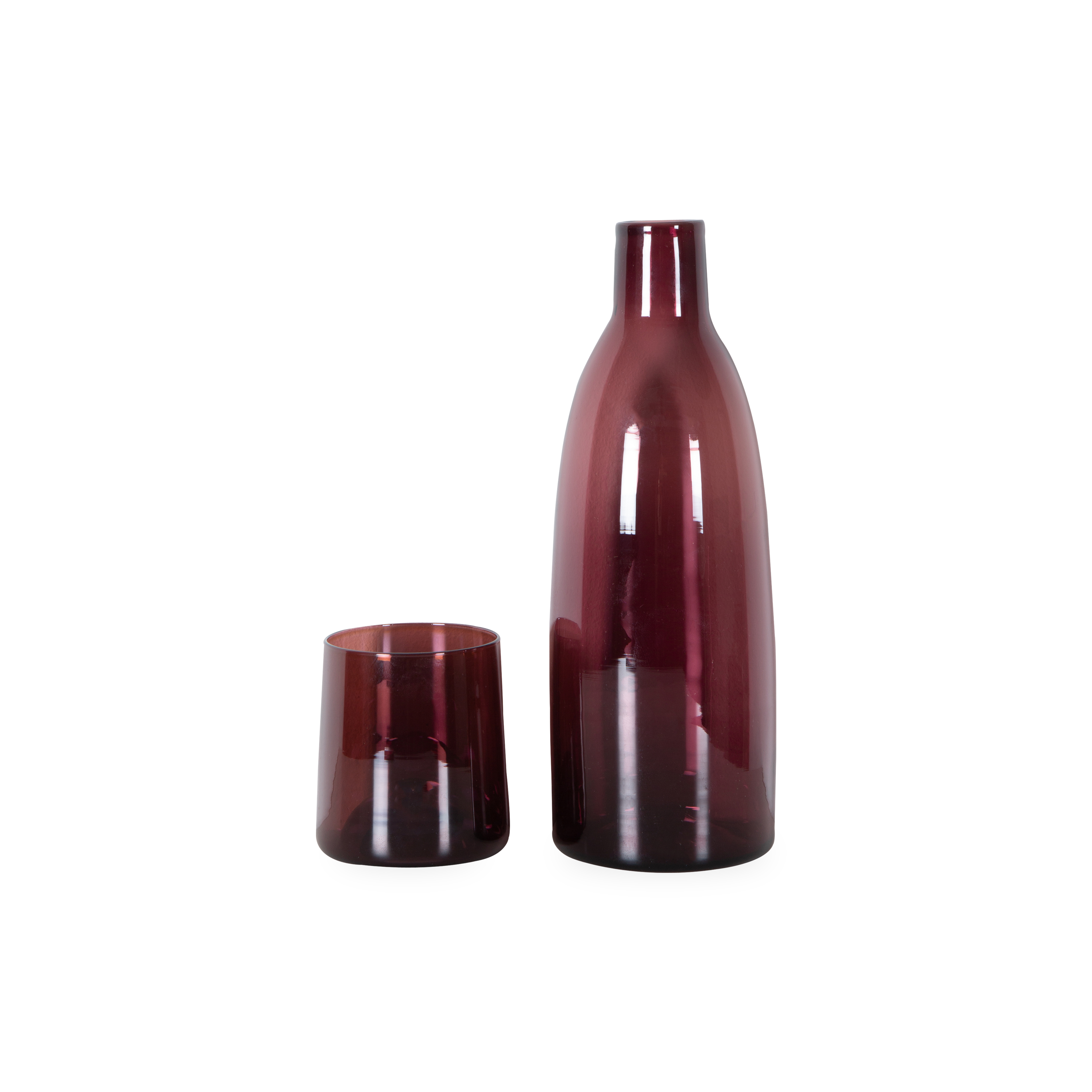 Premium Glass Carafe Set with Stainless Steel Lid - 34oz Elegant Water Pitcher for Iced Tea, Coffee & Beverages - Perfect for Home, Office, Restaurant & Party Serving