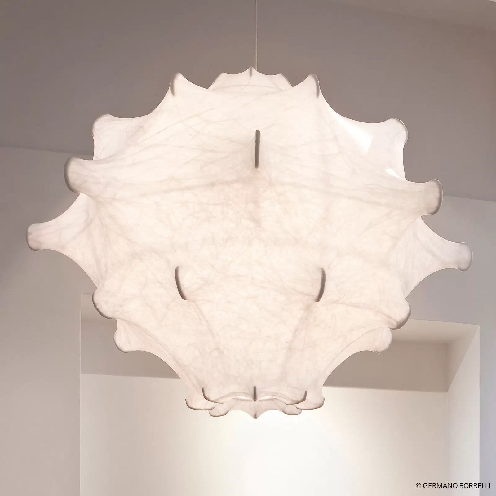 Cocoon Bloom Pendant Light - Modern Handwoven Rattan Hanging Lamp for Dining Room, Bedroom, or Living Room Decor