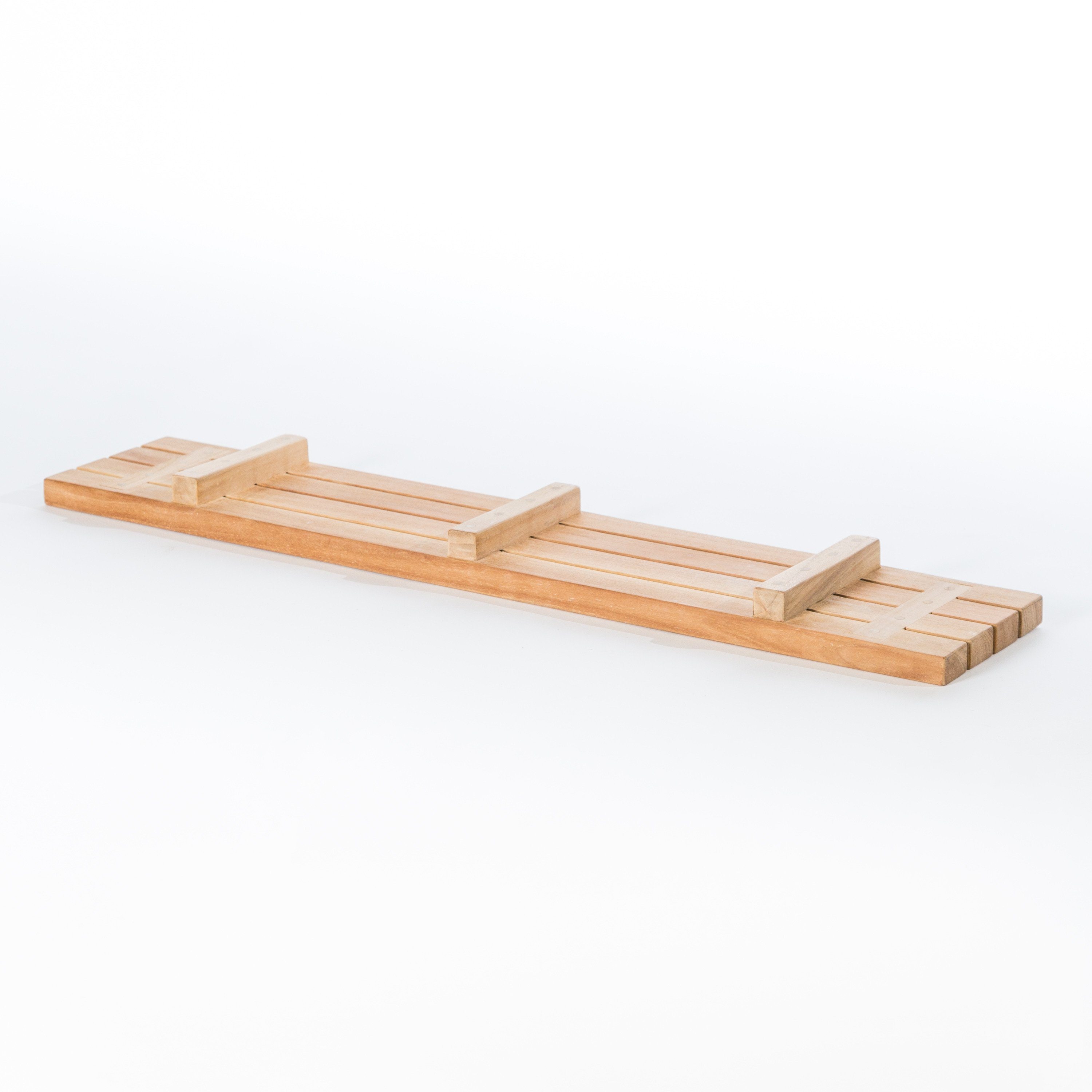 ARB ACC583 Fiji Teak Tub Seat Caddy - Premium Bathtub Organizer with Waterproof Storage for Bath Salts, Candles & Spa Essentials - Perfect for Relaxing Baths & Home Spa Days