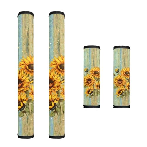 Sunflower Green Wood Grain