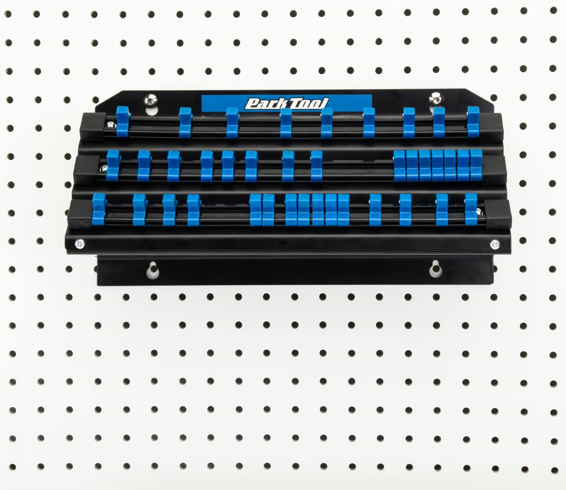 Park Tool JH-3 Wall-Mounted Socket Bit and Torque Tool Organizer | Bike Repair Tool Storage | Perfect for Home Garage & Professional Bike Shops