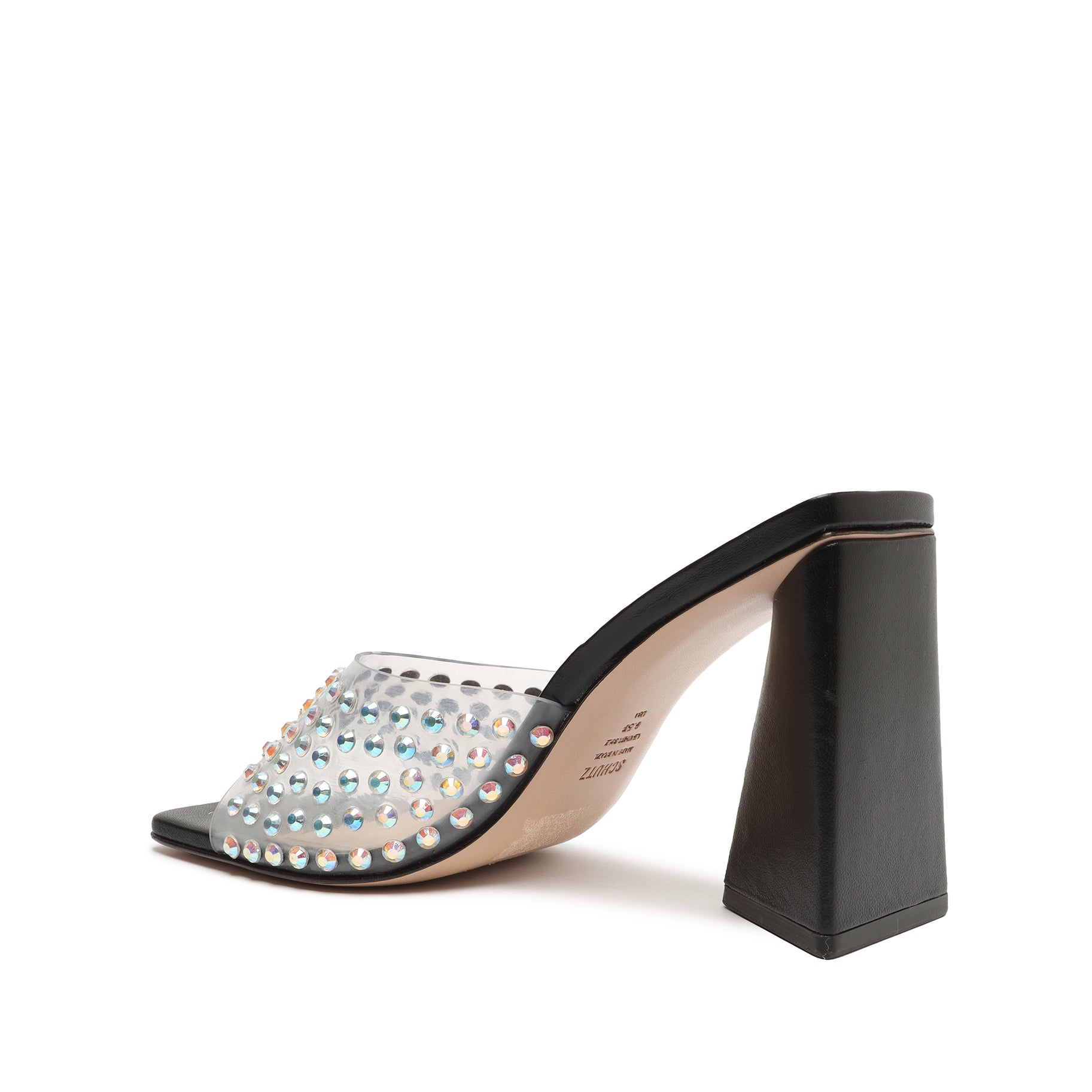 Lizah Women's Crystal Embellished Vinyl Sandals - Comfortable & Stylish Summer Shoes for Beach, Pool, and Casual Outings