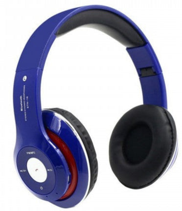 Foldable Wireless Bluetooth Headphones with HD Stereo Sound - STN 16 (Blue) | Perfect for Travel, Workouts & Commuting