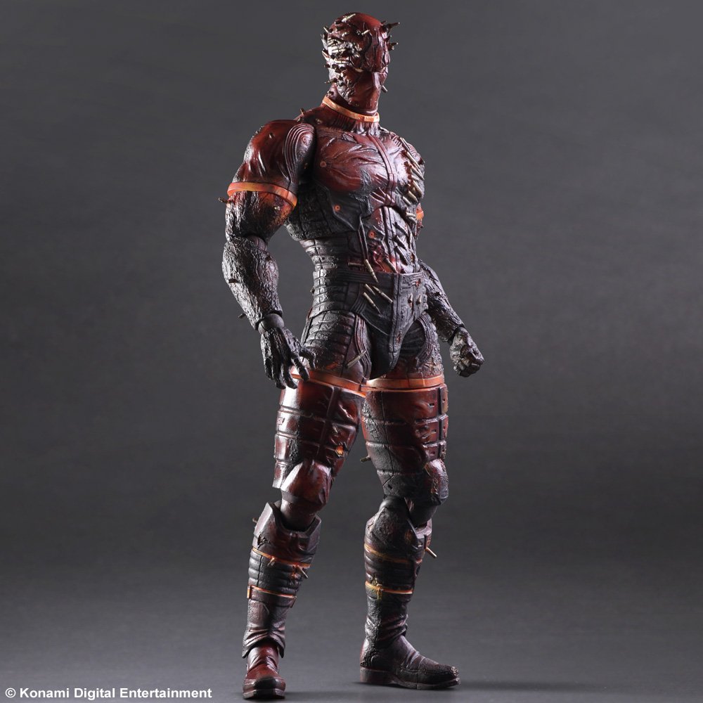 Metal Gear Solid V: The Phantom Pain - The Man on Fire Play Arts Kai Action Figure - Highly Detailed Collectible for Gamers & Anime Fans - Perfect for Display, Cosplay & Gift Giving