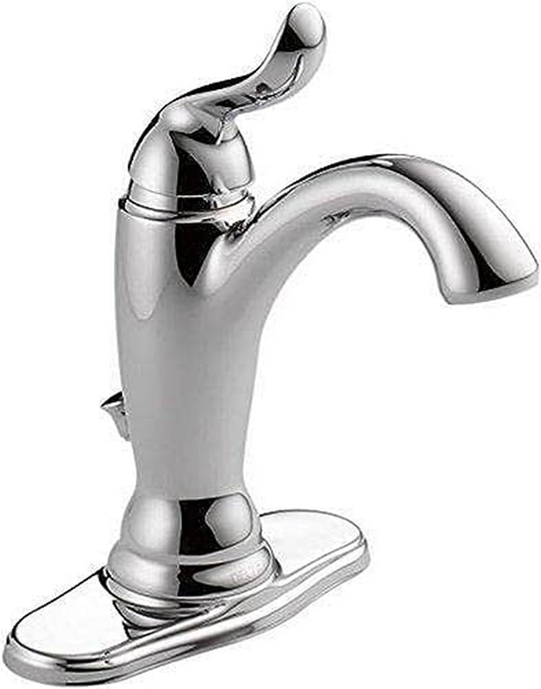 Linden Single Hole Single Handle Bathroom Faucet - Modern Waterfall Design for Sink Vanity, Perfect for Home & Hotel Bathroom Renovation
