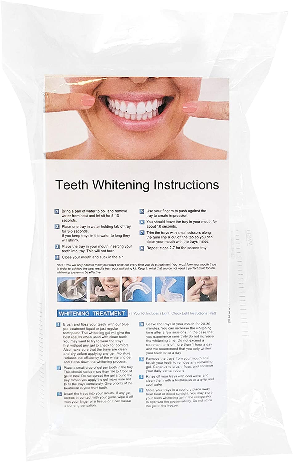 10 Syringes (3ml) 44% Carbamide Peroxide Teeth Whitening Gel - Professional Strength for Brighter Smile | At-Home & Dental Office Use