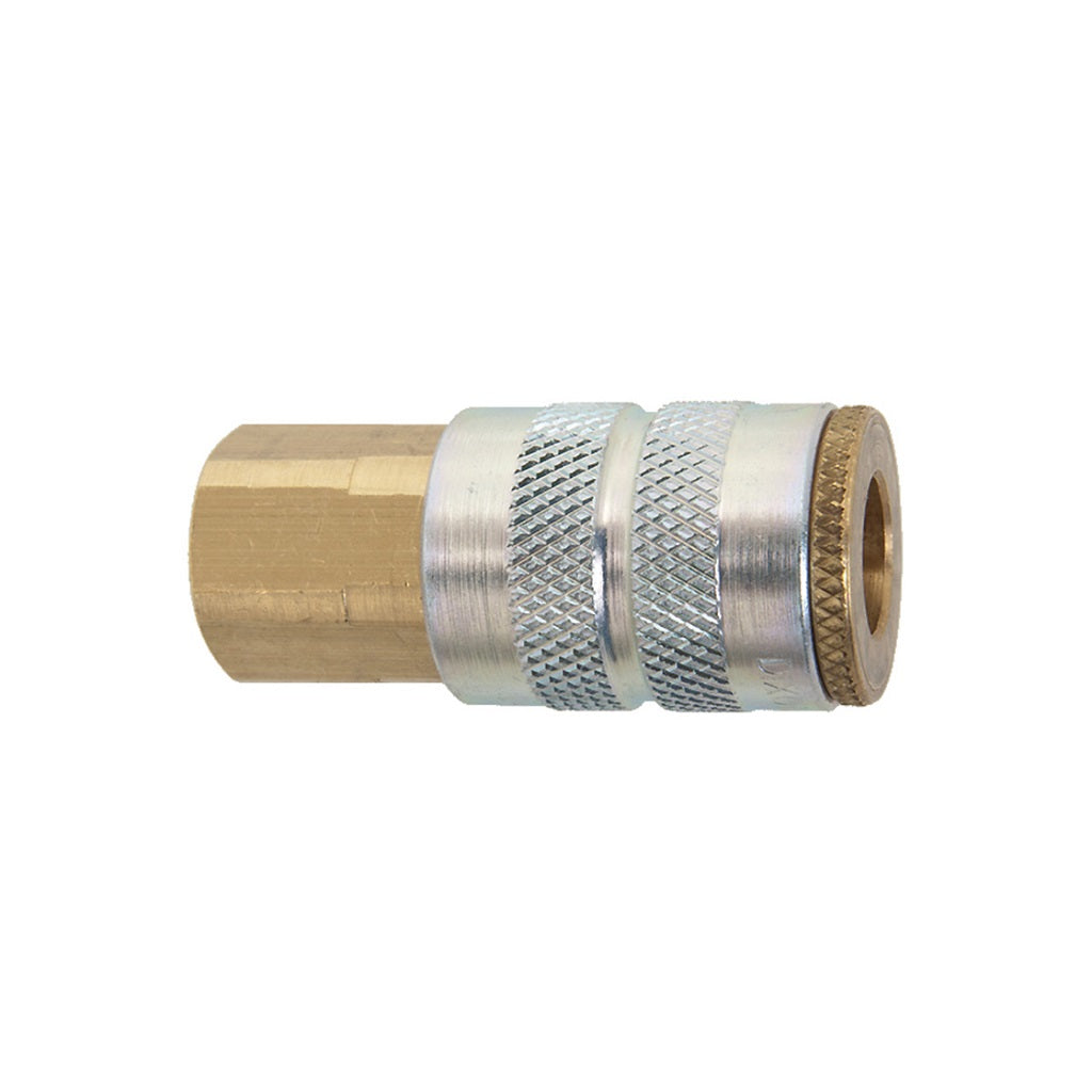 Industrial Quick Connect Air Coupler - Female Pipe Thread - High Flow for Pneumatic Tools, Air Compressors & DIY Projects
