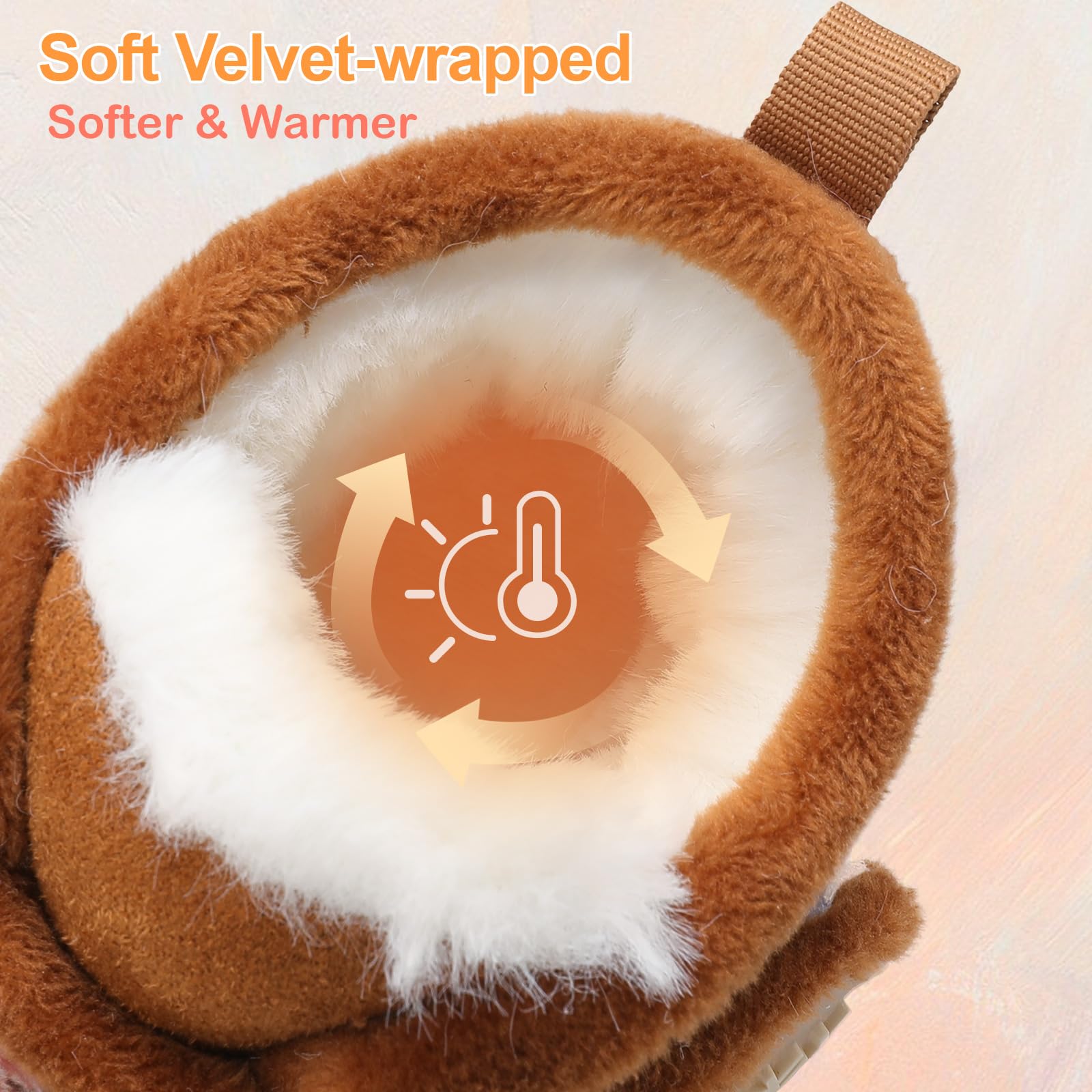 Toddler Slippers for Boys & Girls - Fuzzy Winter Boots with Hard Sole for Home & Play