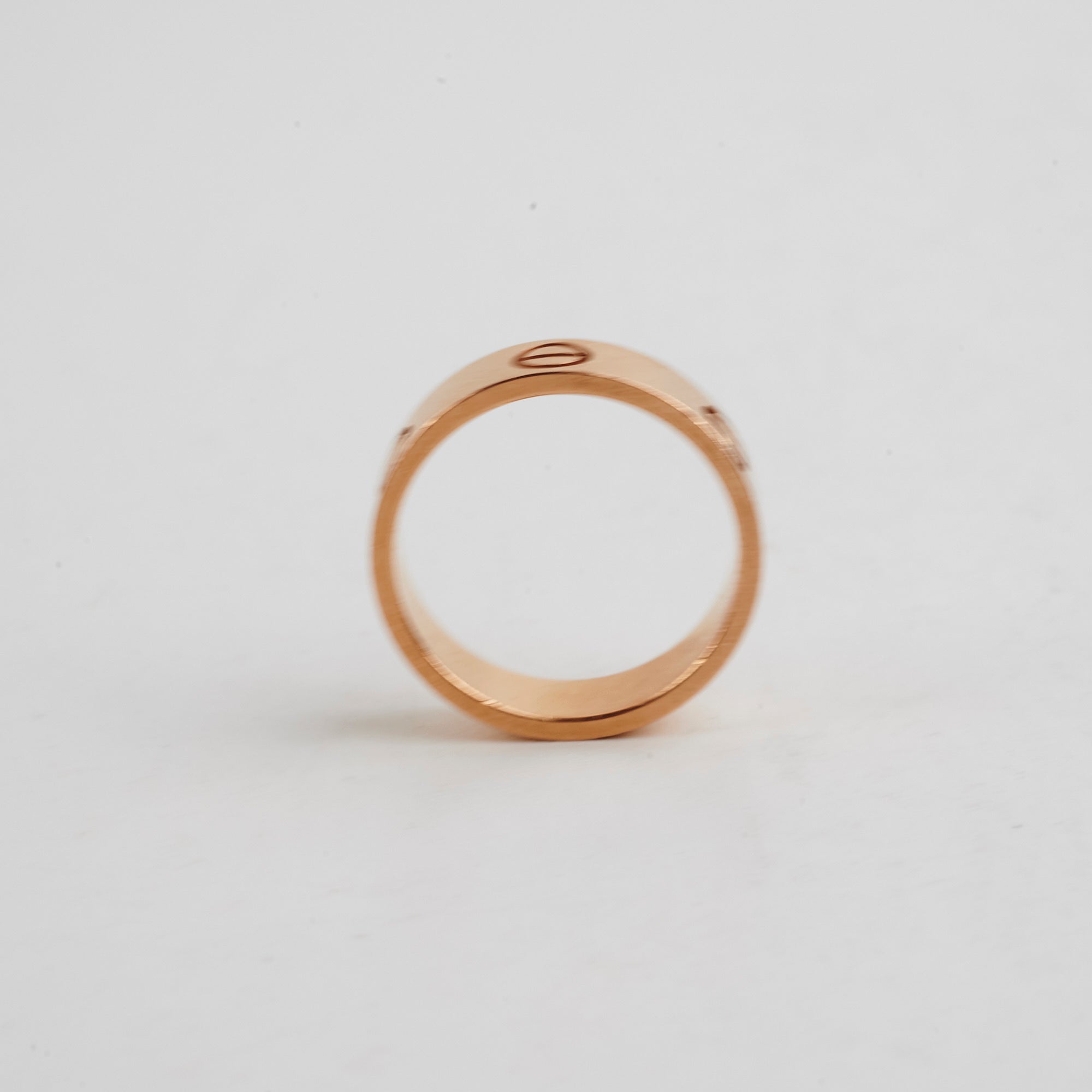 Cartier Love Ring 18K Pink Gold Size 54 - Luxury Wedding Band for Women, Romantic Gift for Anniversary & Valentine's Day