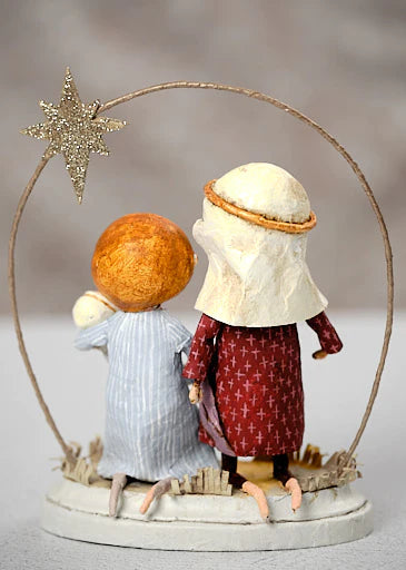 Lori Mitchell A Child is Born Nativity Figurine - 2024 New Christmas Decoration for Home, Church & Holiday Display