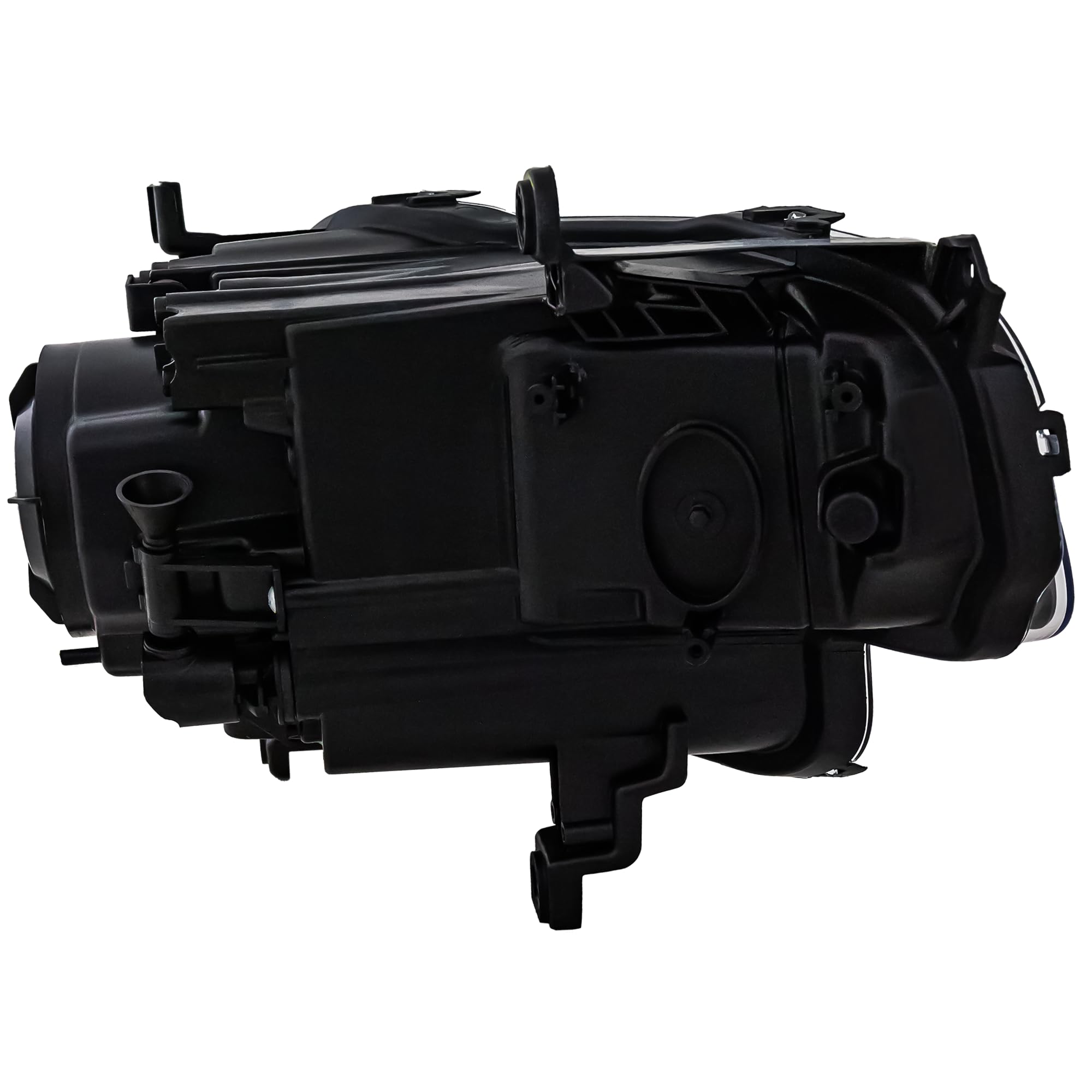 Evan Fischer Driver Side Headlight Assembly for Jeep Cherokee 2014-2018 | Halogen Headlamp with Bulbs | CAPA Certified | Black Trim | Replaces OEM #68102847AE | Perfect for Night Driving & Off-Road Adventures