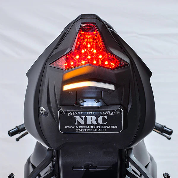 Kawasaki ZX-6R Fender Eliminator Kit for 2019-2024 Models | Lightweight Tail Tidy License Plate Relocator | Perfect for Track Days & Street Legal Customization