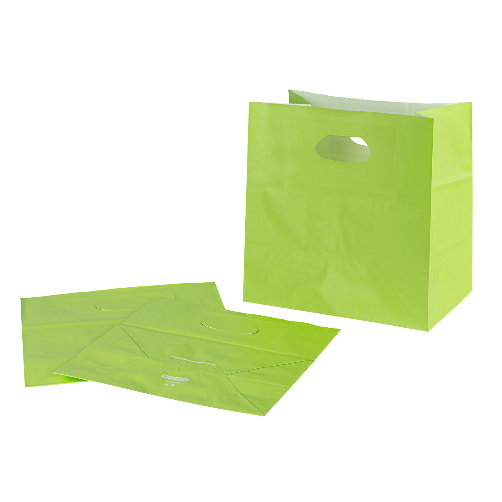 Eco-Friendly Rectangle Paper Take Out Bags with Handles - 11