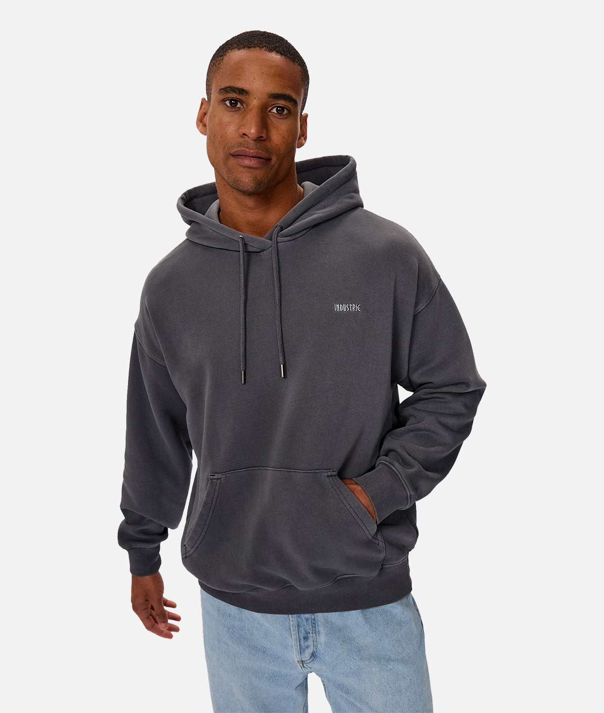 The Del Sur Washed Hoodie - Soft Cotton Slate Grey Pullover for Men & Women | Cozy Casual Wear for Fall & Winter Outdoor Activities
