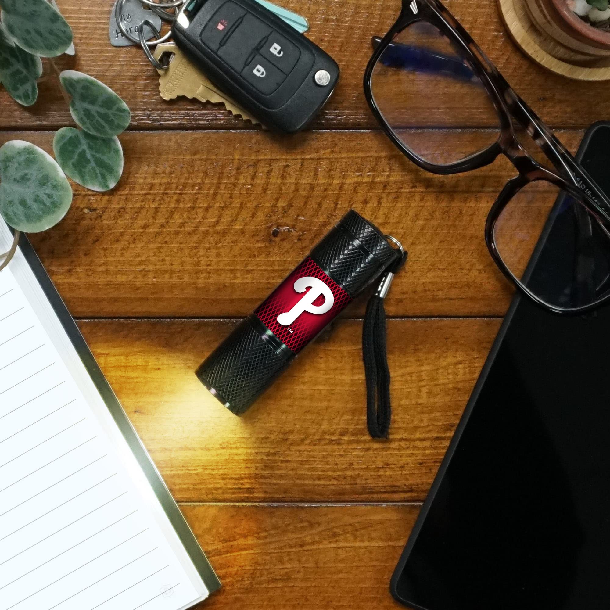 MLB LED Flashlight - Bright 1000 Lumens, Waterproof, Rechargeable - Perfect for Camping, Hiking, Emergency & Outdoor Adventures