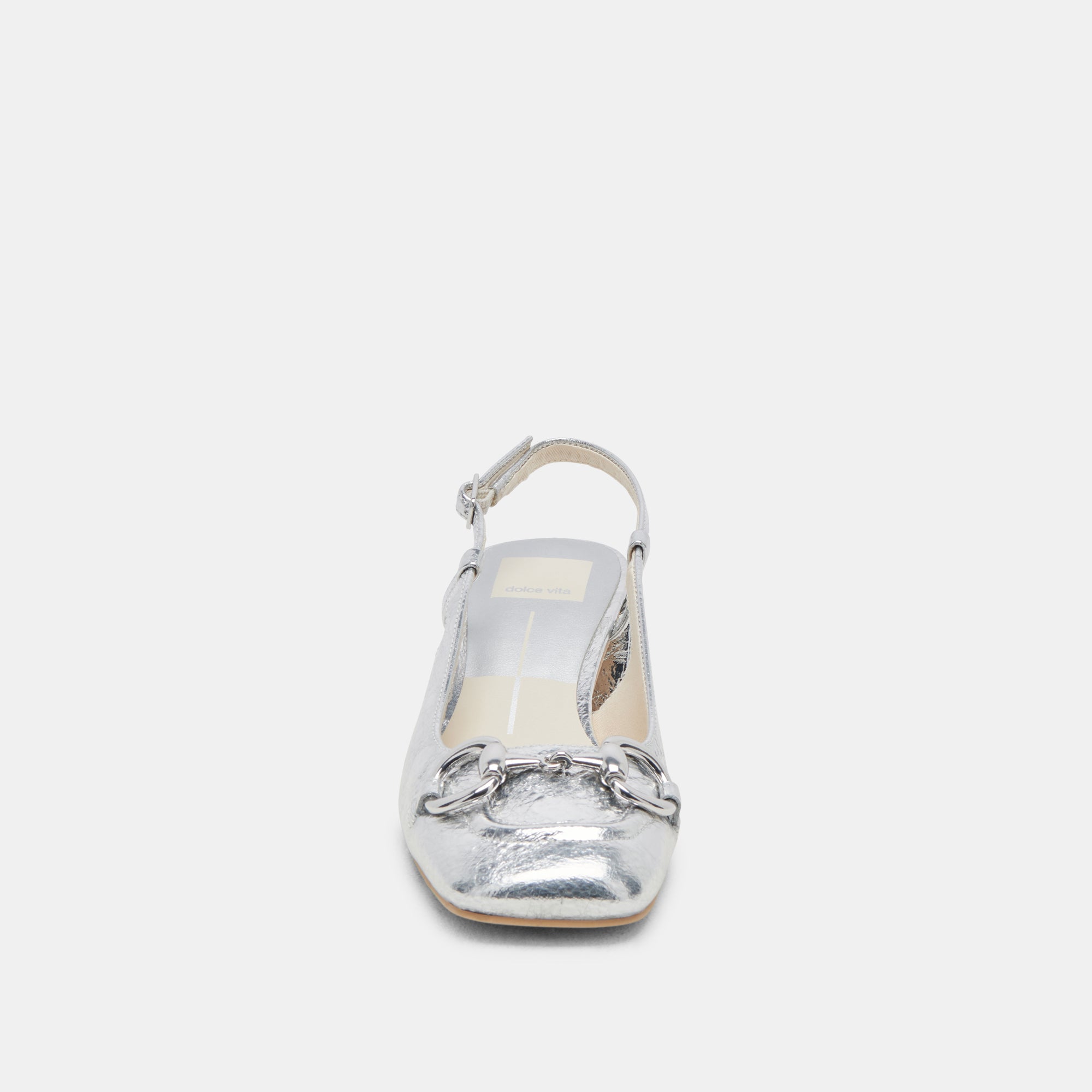 MELLI Women's Silver Distressed Leather Heels - Stylish High Heels for Parties, Weddings & Evening Events