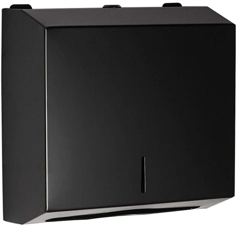 Stainless Steel Hand Towel Holder - Wall-Mounted Bathroom Tissue Box for Hotel, Shopping Mall & Home Kitchen - Rustproof & No Punching Required - Perfect for Restrooms, Powder Rooms & Commercial Spaces