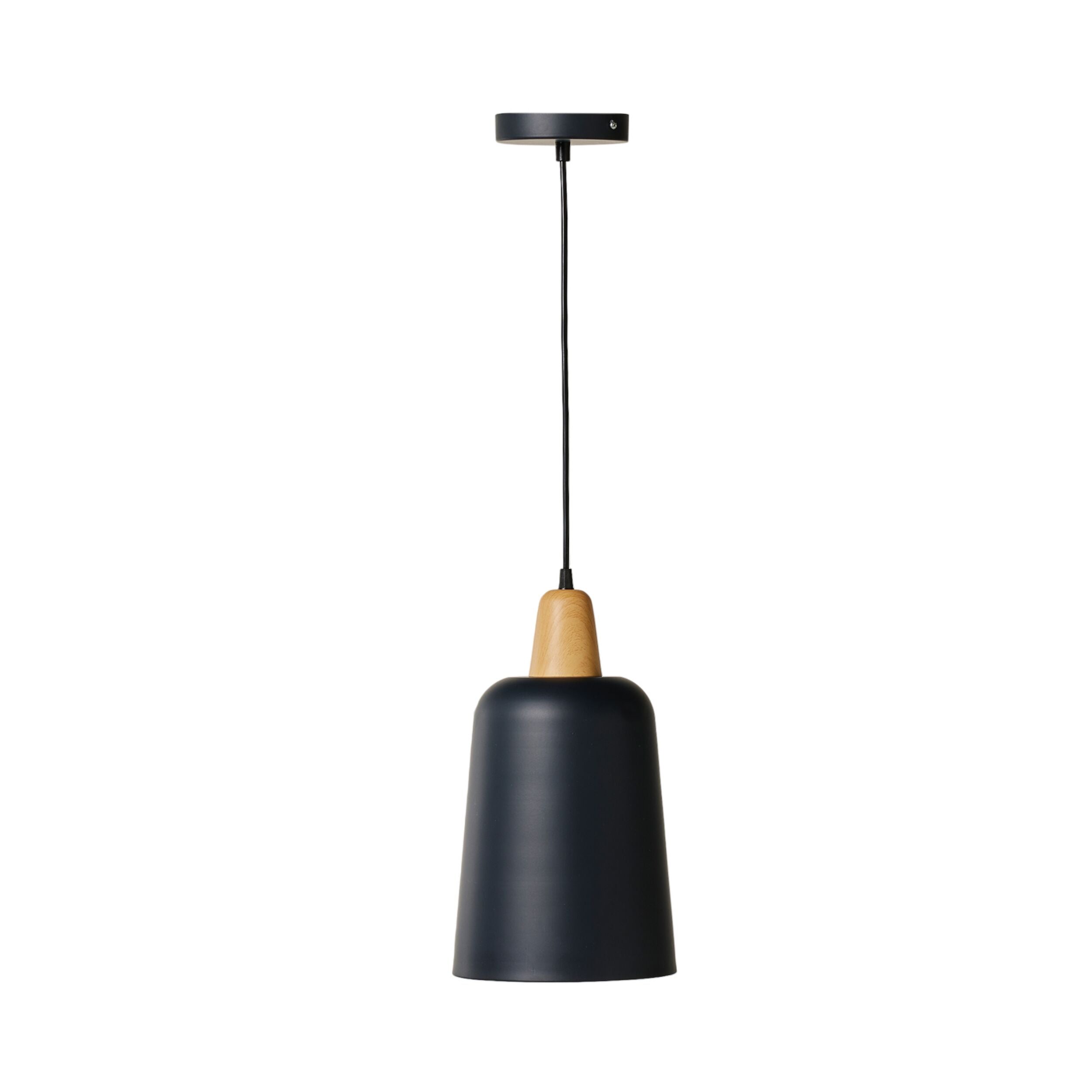 Belgrave Pendant Light - Charcoal Gray Modern Ceiling Lamp 35x20cm for Living Room, Bedroom & Dining Room Lighting